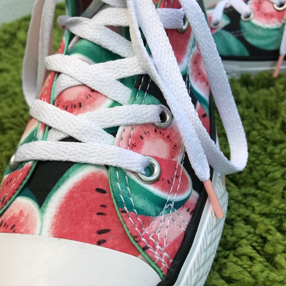 NWT Converse Ctas HI Vapor Pink/Green WMNS AUTHENT - Picture 5 of 8